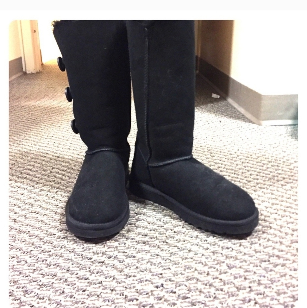 UGG Classic Black Tall Boots - Picture 4 of 15